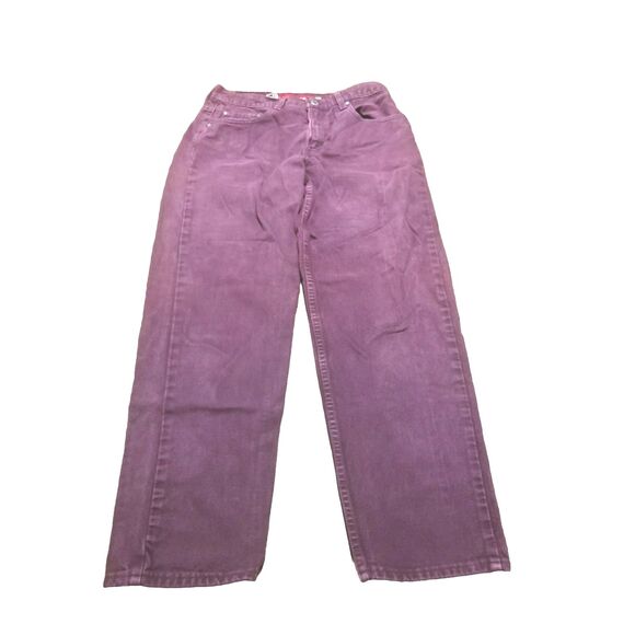 Levi's Silvertab Jeans Junior 9 M Purple 1997 Vintage Loose Denim USA (30x30.5) - Picture 1 of 7
